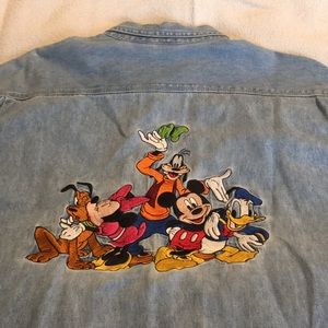 Disney Store denim shirt XXL